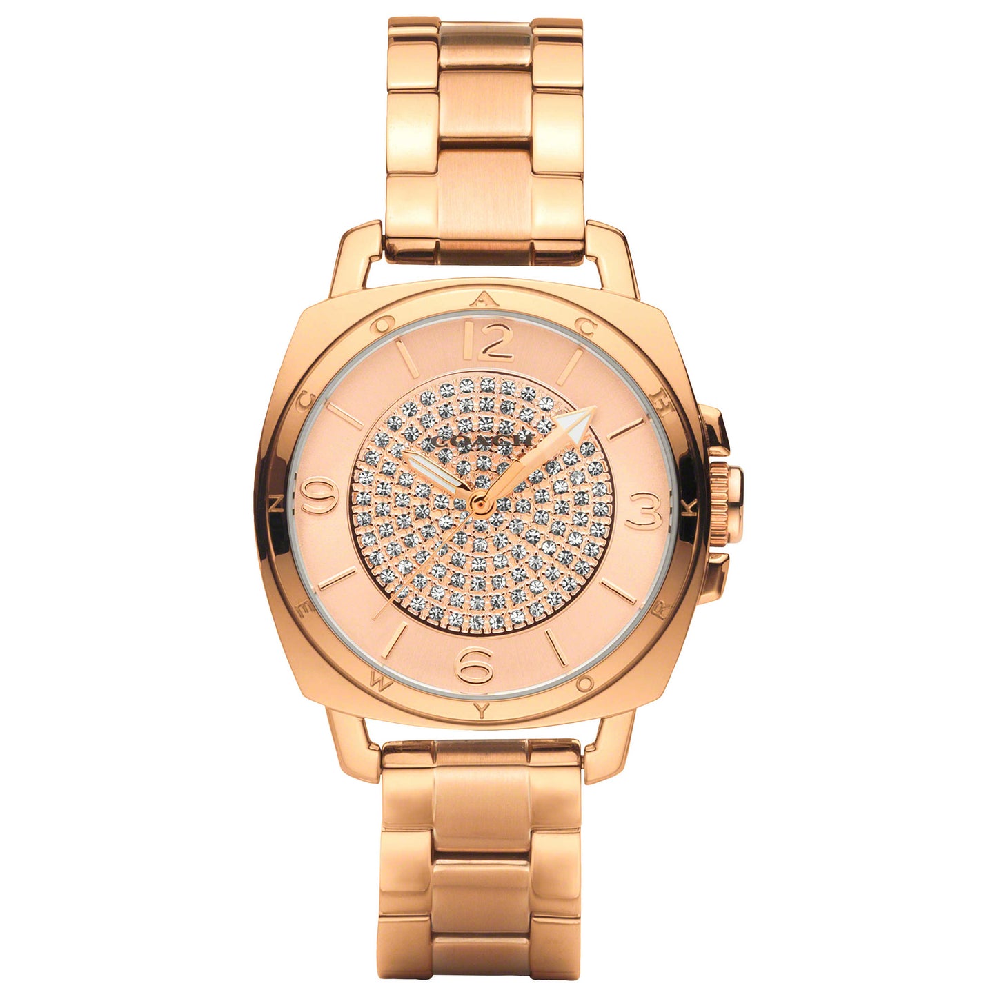 Front view of Coach Boyfriend Women's Japanese Quartz (Battery-Powered) Watch 14502002