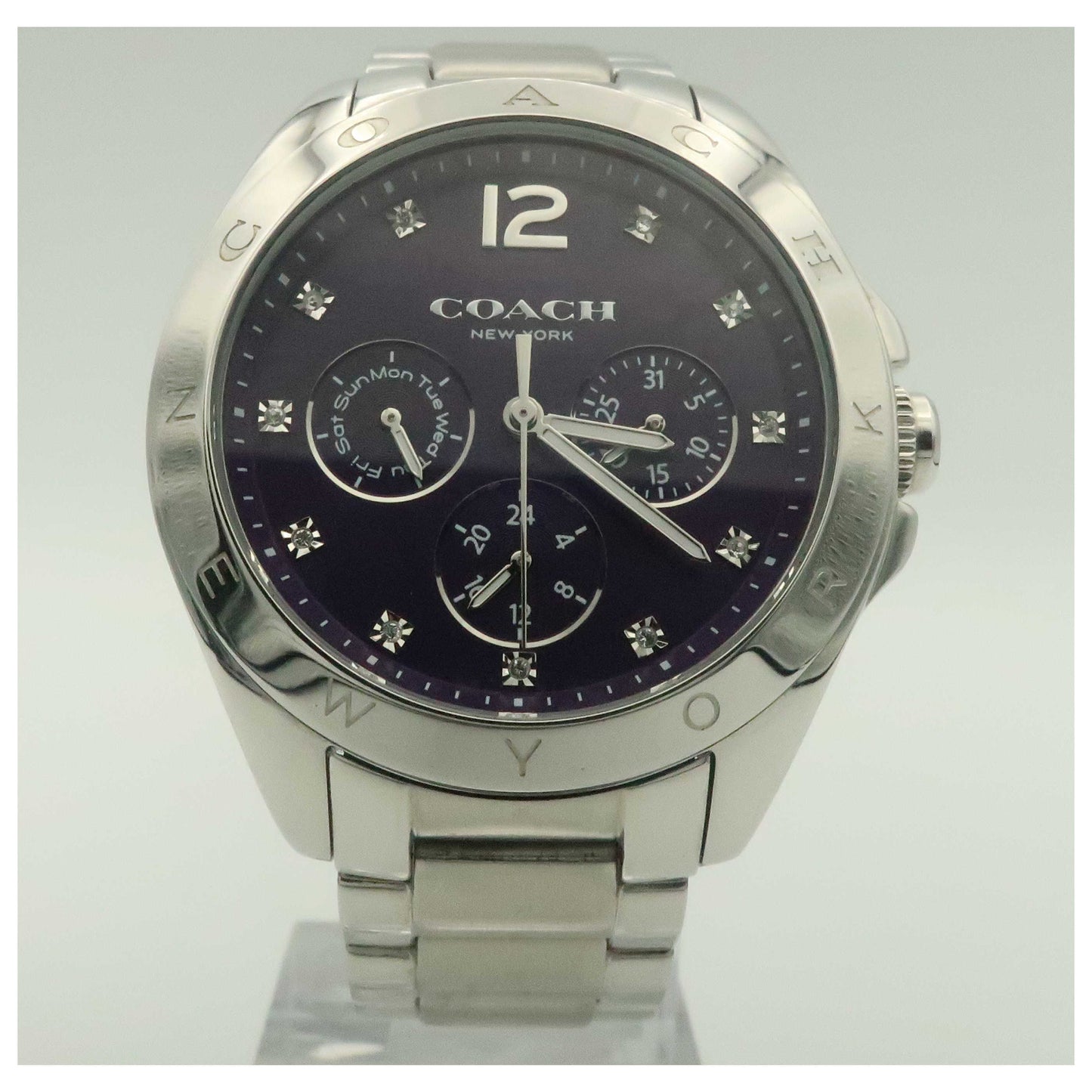 Front view of Coach Tristen Women's Japanese Quartz (Battery-Powered) Watch 14502070-PO