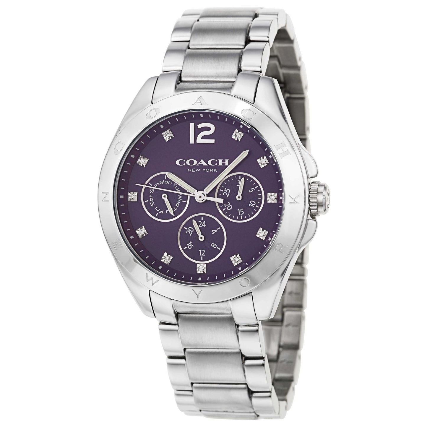 Front view of Coach Tristen Women's Japanese Quartz (Battery-Powered) Watch 14502070