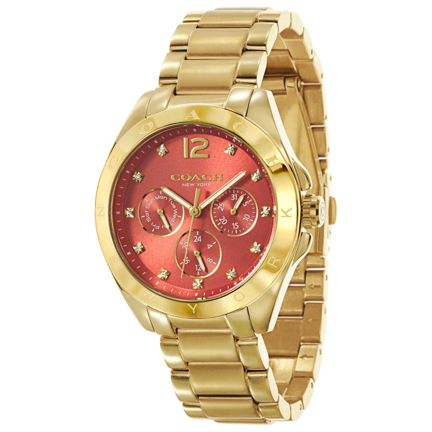 Front view of Coach Tristen Women's Japanese Quartz (Battery-Powered) Watch 14502073