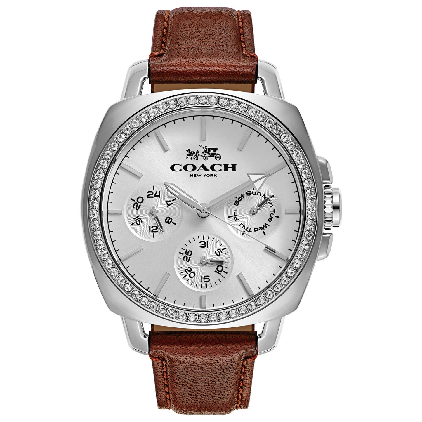 Front view of Coach Boyfriend Women's Japanese Quartz (Battery-Powered) Watch 14502083