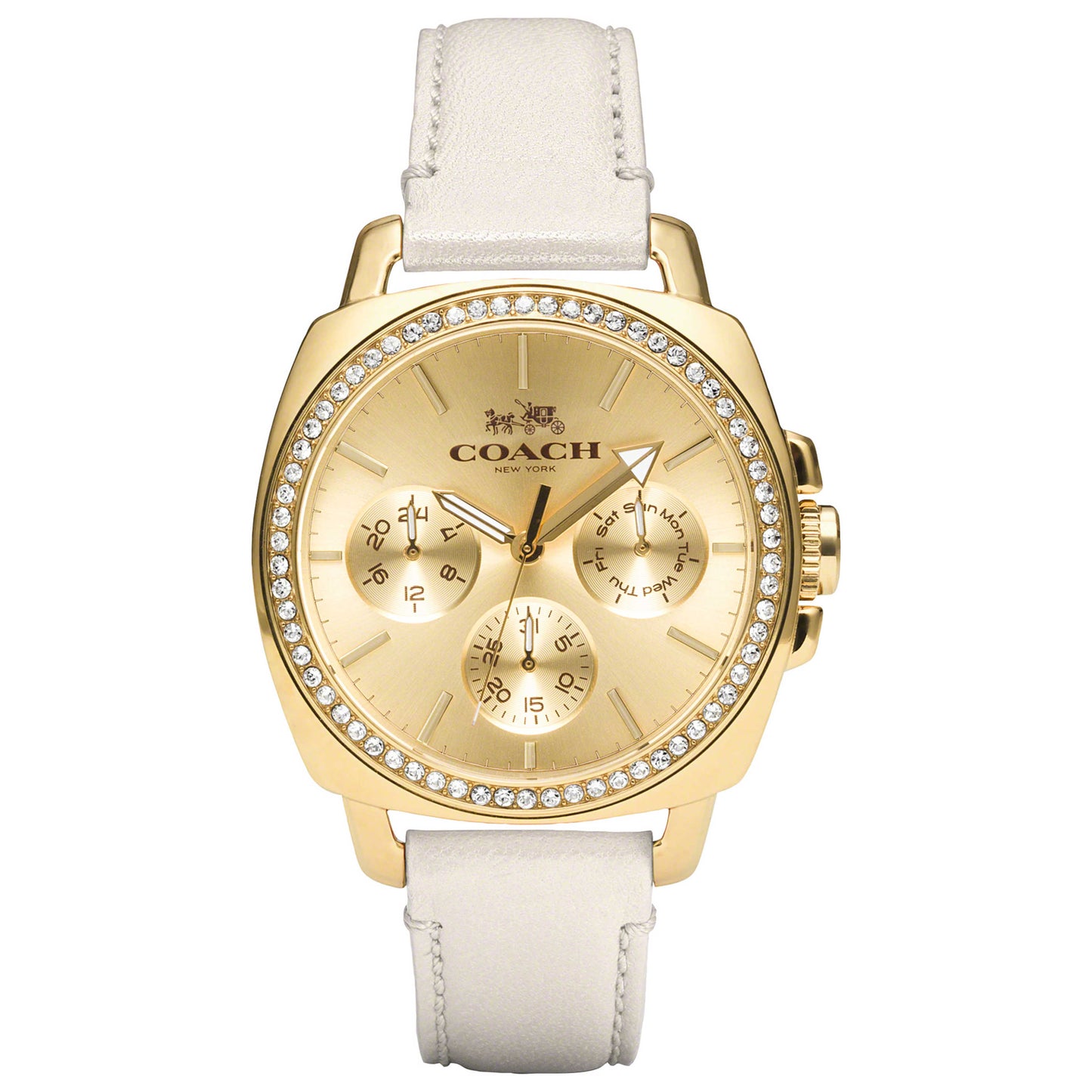 Front view of Coach Boyfriend Women's Japanese Quartz (Battery-Powered) Watch 14502084