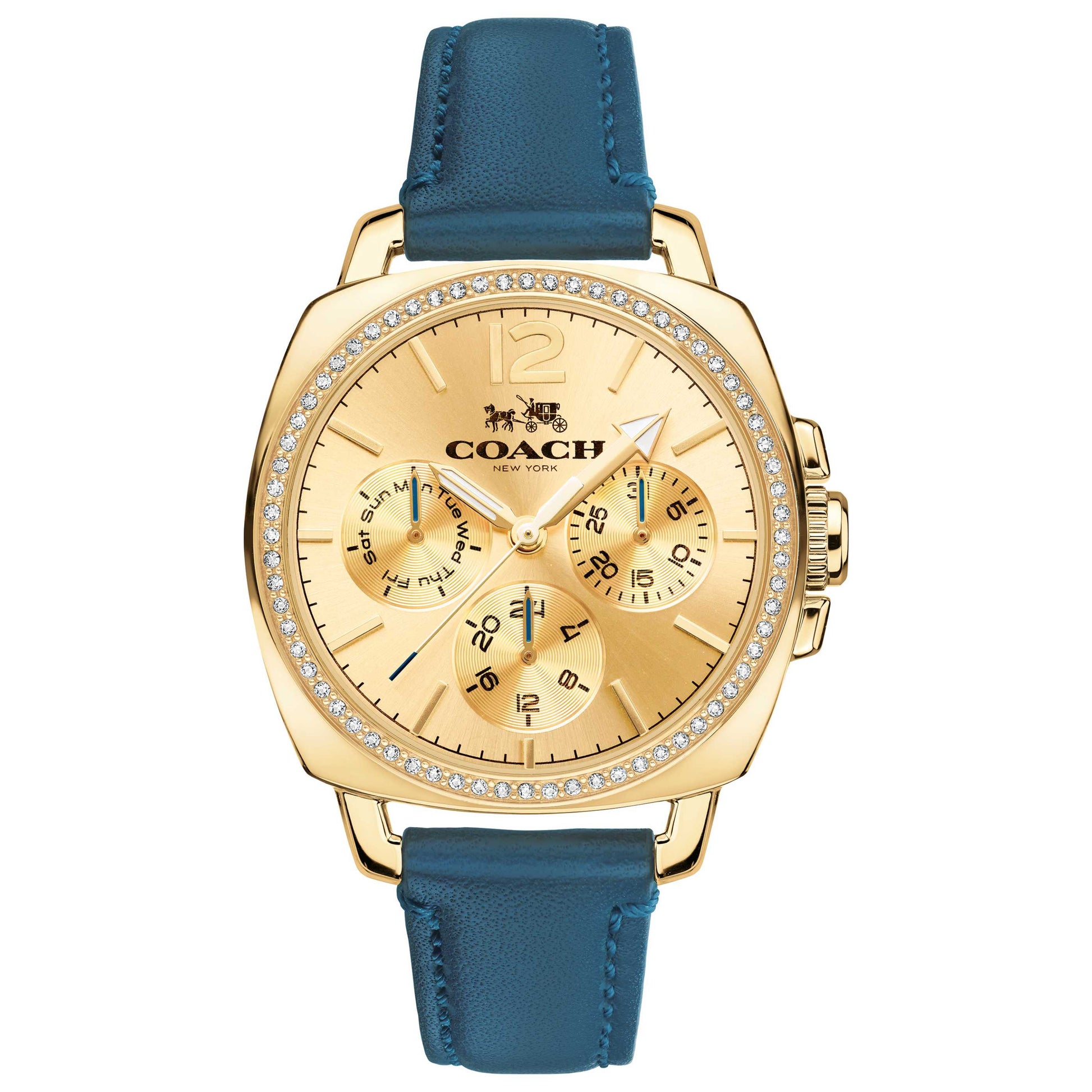 Front view of Coach Boyfriend Women's Japanese Quartz (Battery-Powered) Watch 14502124