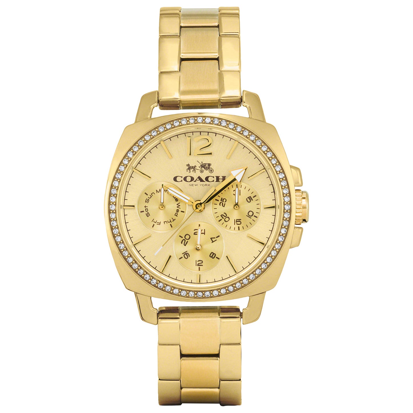 Front view of Coach Boyfriend Women's Japanese Quartz (Battery-Powered) Watch 14502127