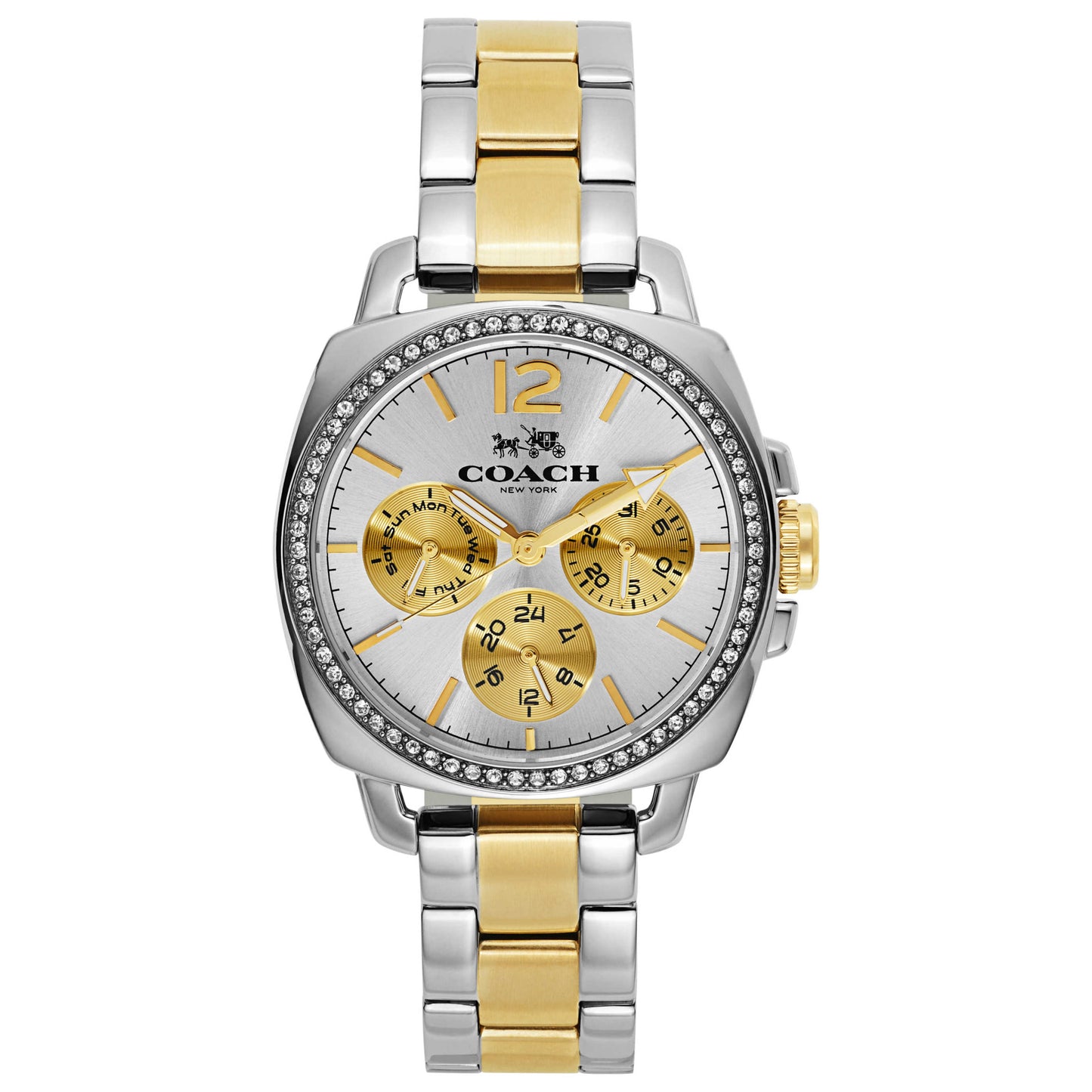 Front view of Coach Boyfriend Women's Japanese Quartz (Battery-Powered) Watch 14502129