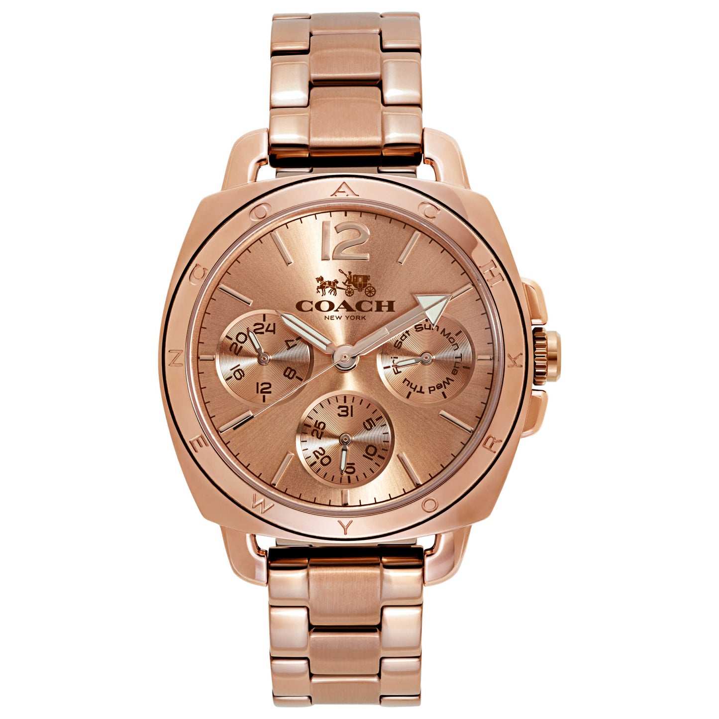 Front view of Coach Boyfriend Women's Japanese Quartz (Battery-Powered) Watch 14502139