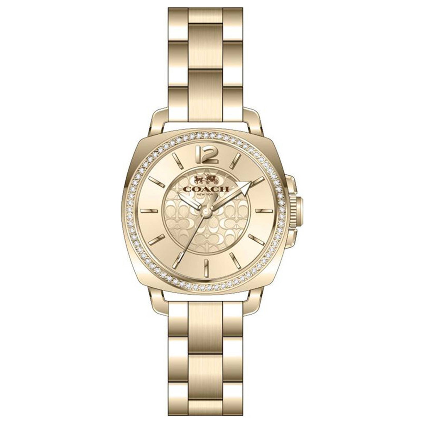 Front view of Coach Boyfriend Women's Japanese Quartz (Battery-Powered) Watch 14502148