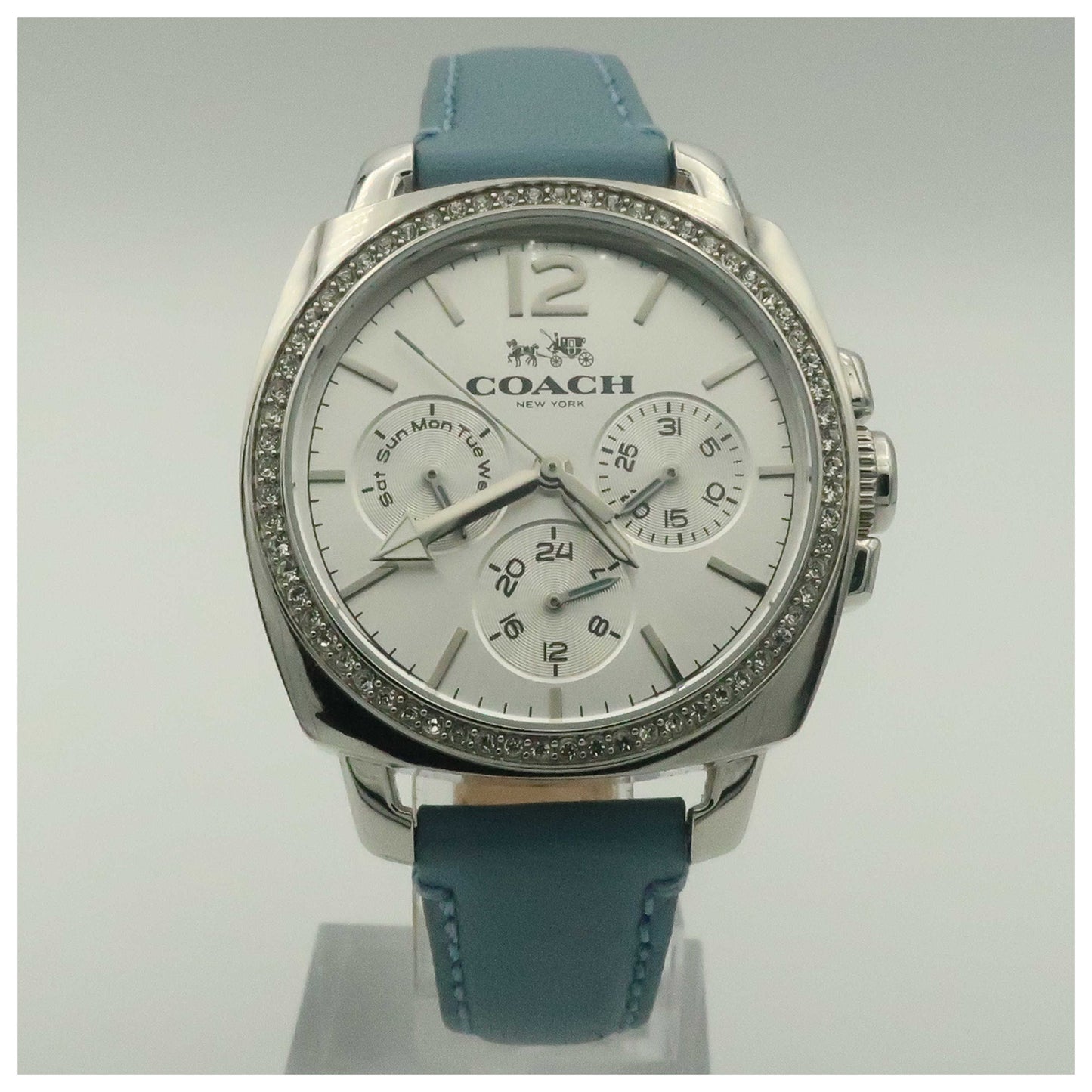 Front view of Coach Boyfriend Women's Japanese Quartz (Battery-Powered) Watch 14502170-PO