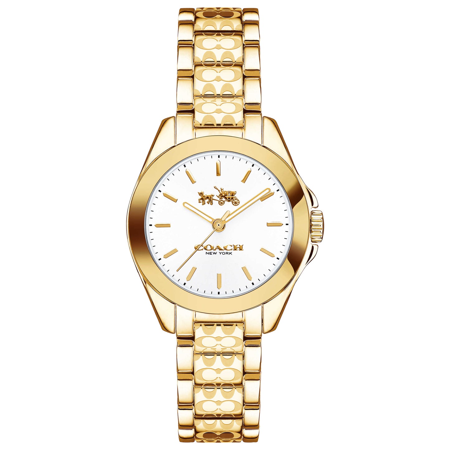 Front view of Coach Tristen Women's Japanese Quartz (Battery-Powered) Watch 14502184