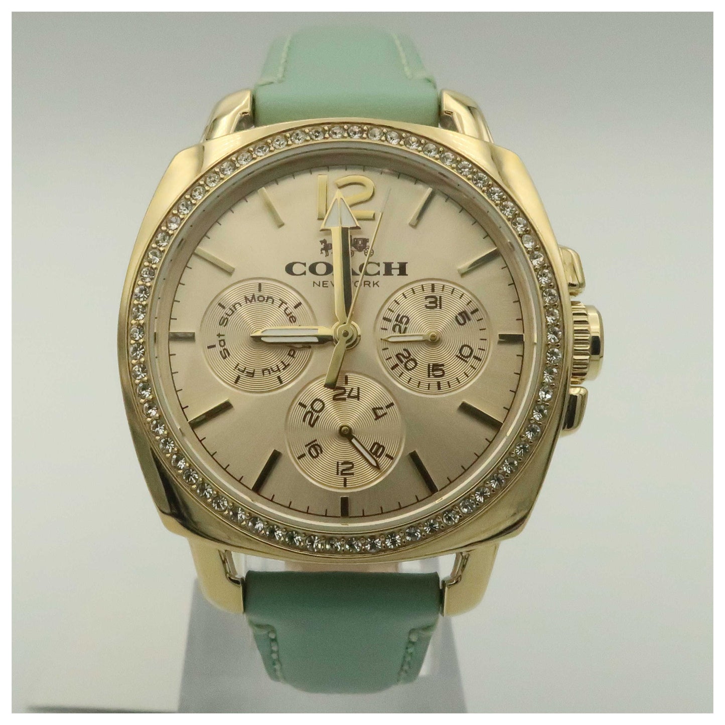 Front view of Coach Boyfriend Women's Japanese Quartz (Battery-Powered) Watch 14502234-PO