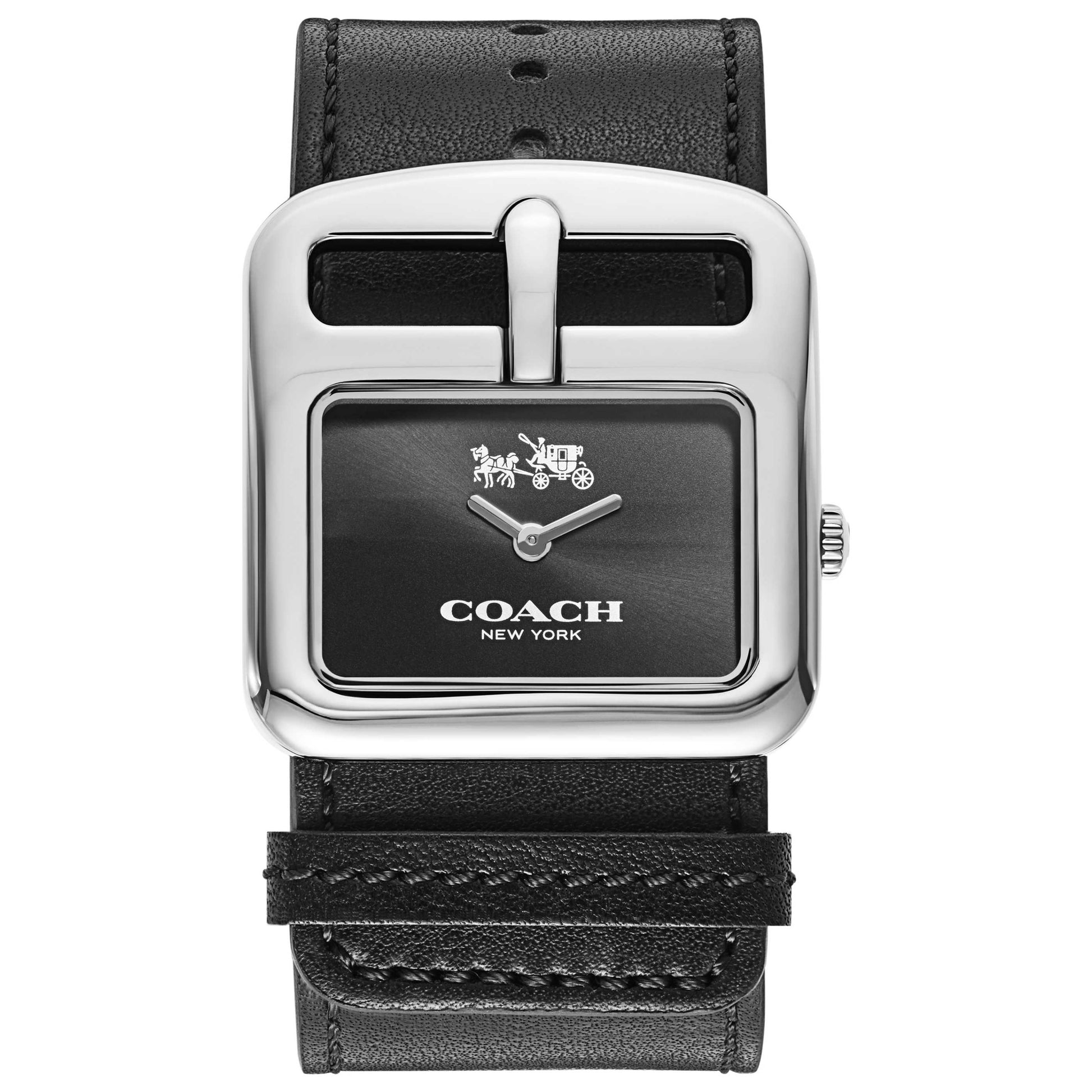 Front view of Coach Duffle Buckle Women's Japanese Quartz (Battery-Powered) Watch 14502324