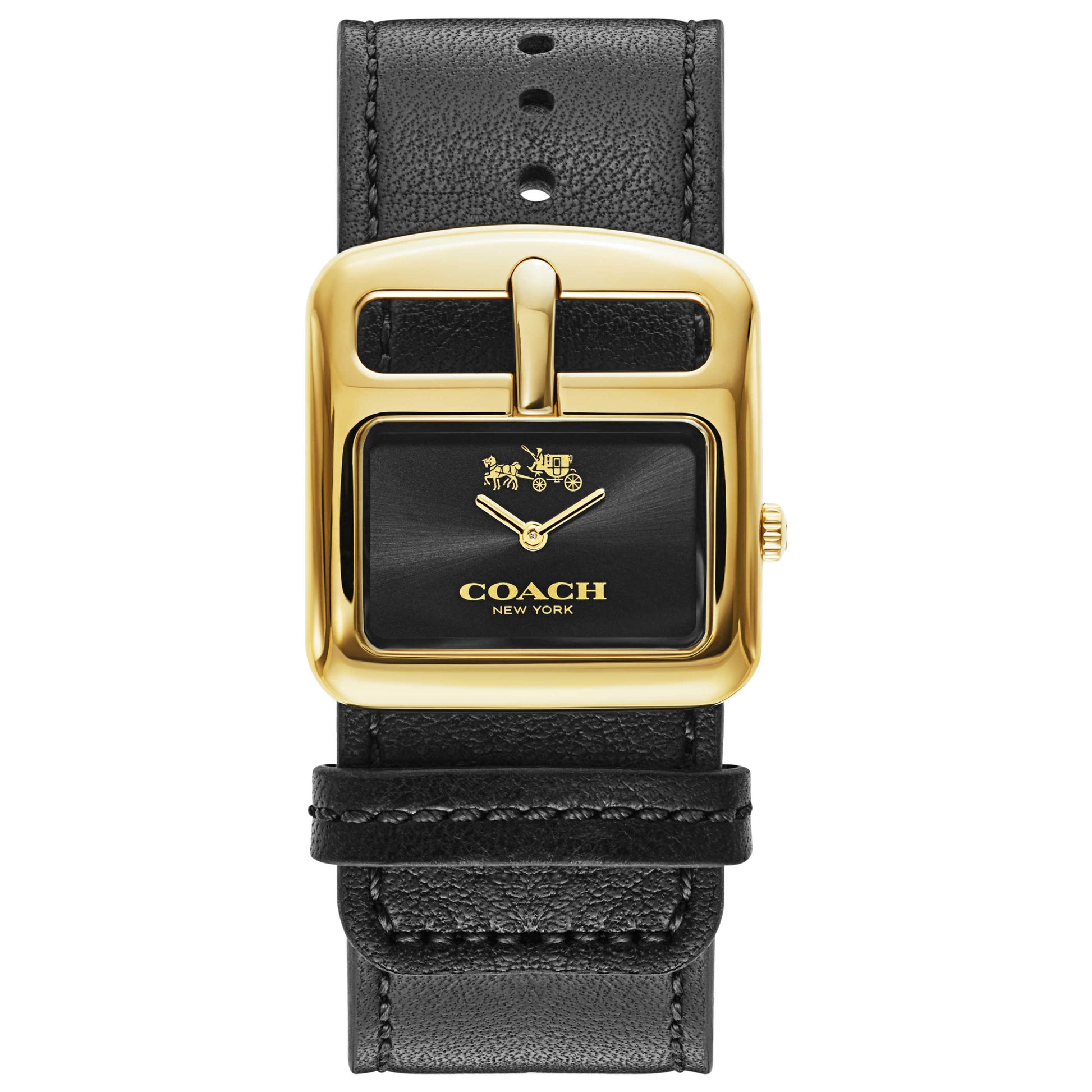 Front view of Coach Duffle Buckle Women's Japanese Quartz (Battery-Powered) Watch 14502335