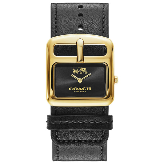 Front view of Coach Duffle Buckle Women's Japanese Quartz (Battery-Powered) Watch 14502335