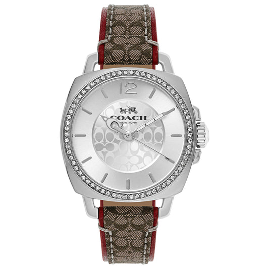 Front view of Coach Boyfriend Women's Japanese Quartz (Battery-Powered) Watch 14502415