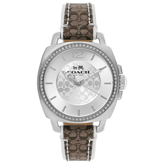 Front view of Coach Boyfriend Women's Japanese Quartz (Battery-Powered) Watch 14502416