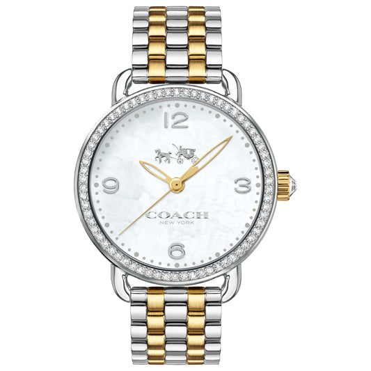 Front view of Coach Delancey Women's Japanese Quartz (Battery-Powered) Watch 14502484
