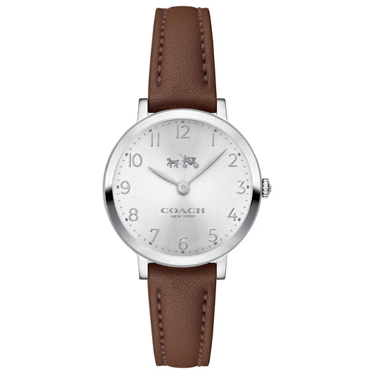 Front view of Coach Ultra Slim Women's Japanese Quartz (Battery-Powered) Watch 14502563
