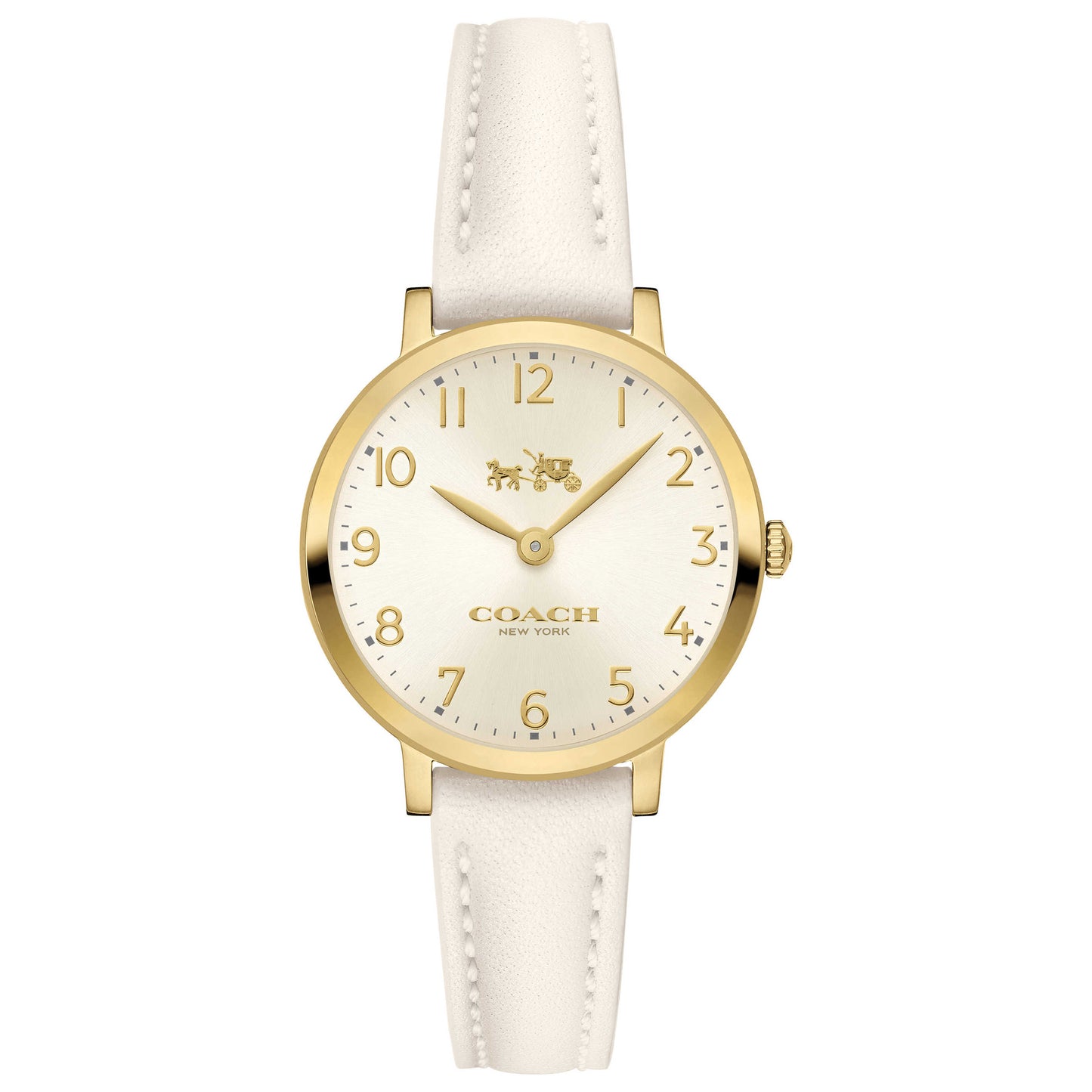 Front view of Coach Ultra Slim Women's Japanese Quartz (Battery-Powered) Watch 14502564