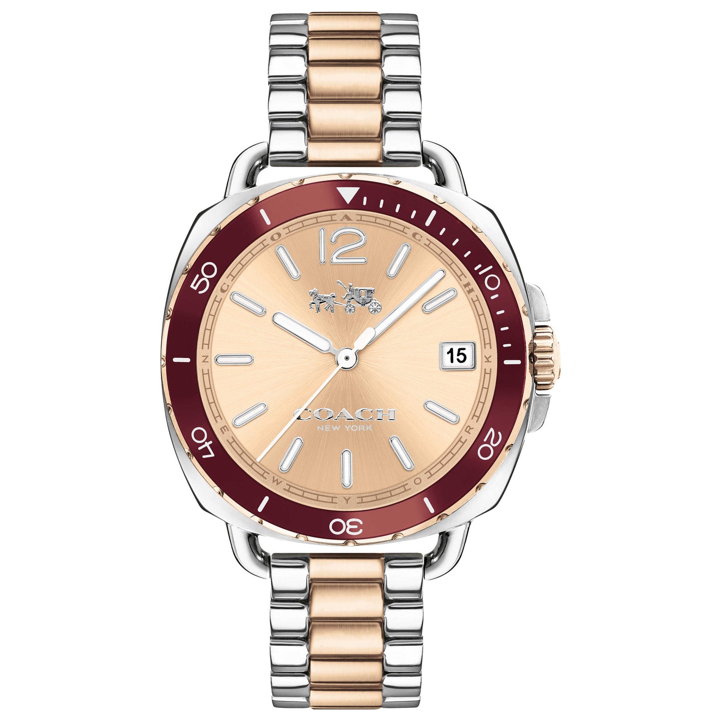 Front view of Coach Tatum Women's Japanese Quartz (Battery-Powered) Watch 14502595