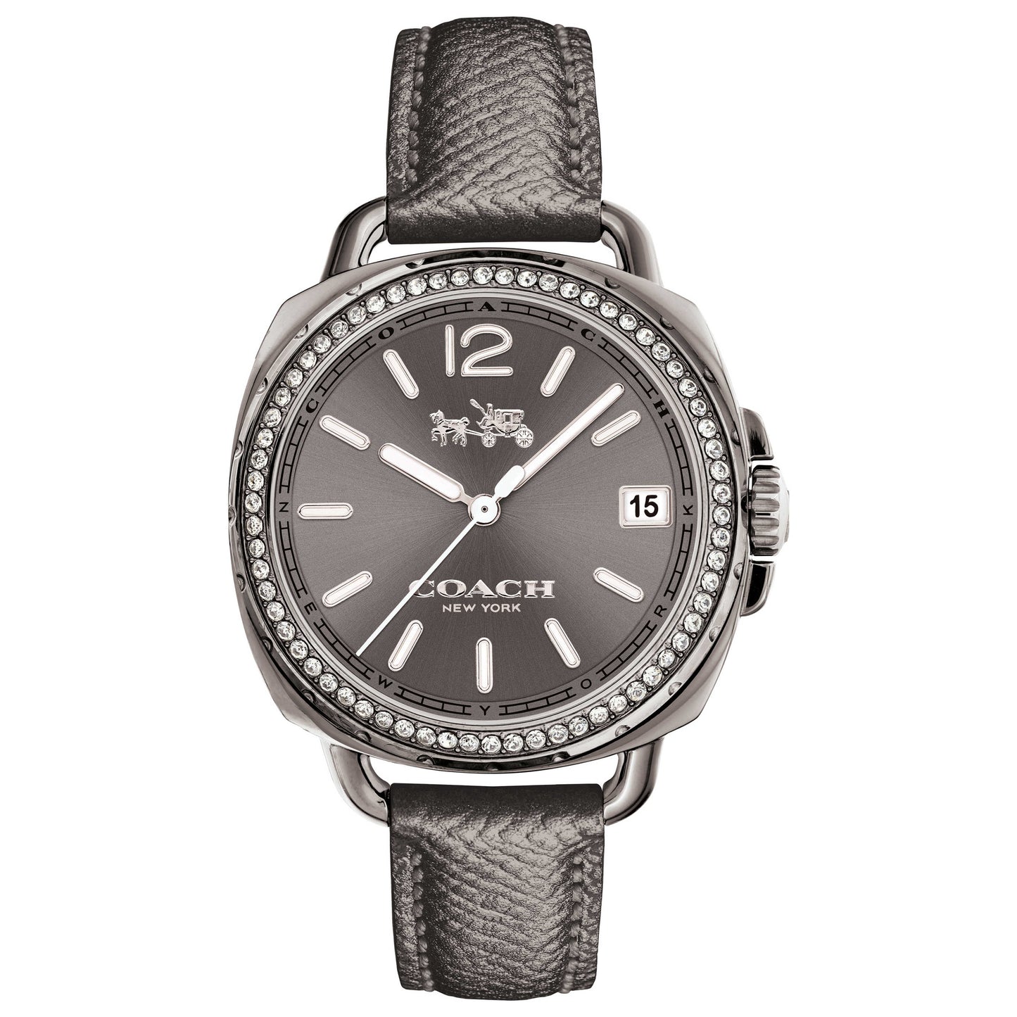 Front view of Coach Tatum Women's Japanese Quartz (Battery-Powered) Watch 14502628