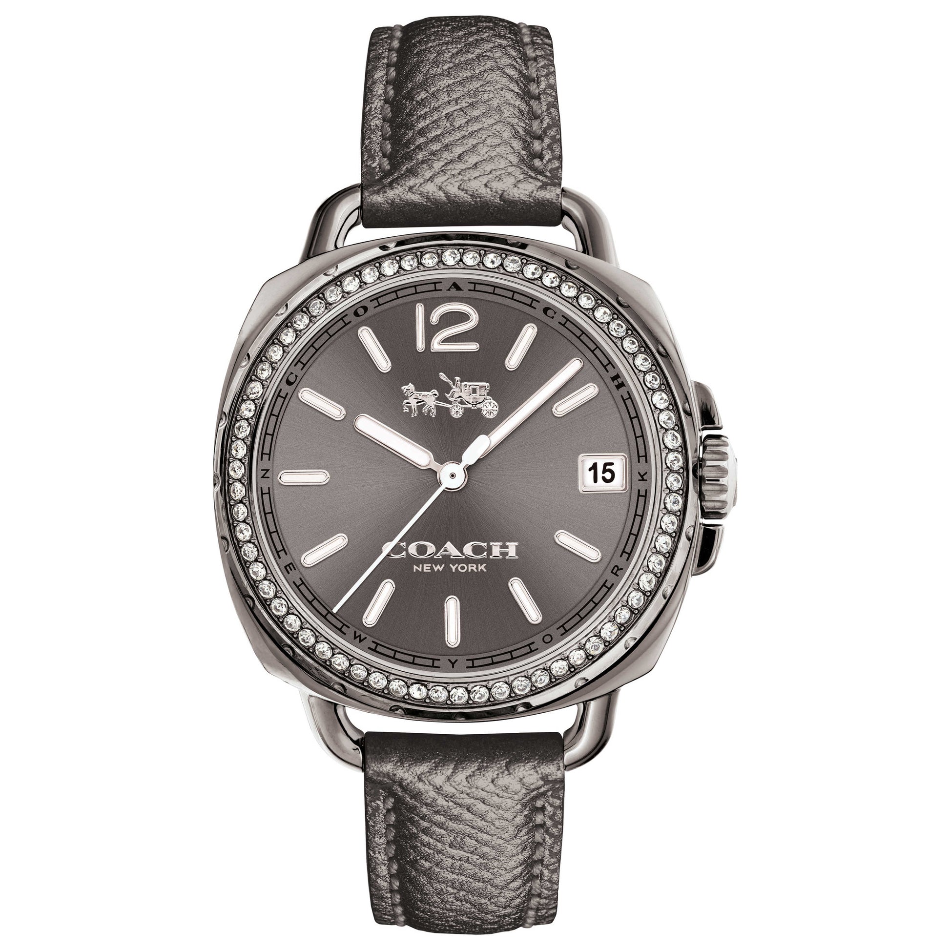 Front view of Coach Tatum Women's Japanese Quartz (Battery-Powered) Watch 14502628