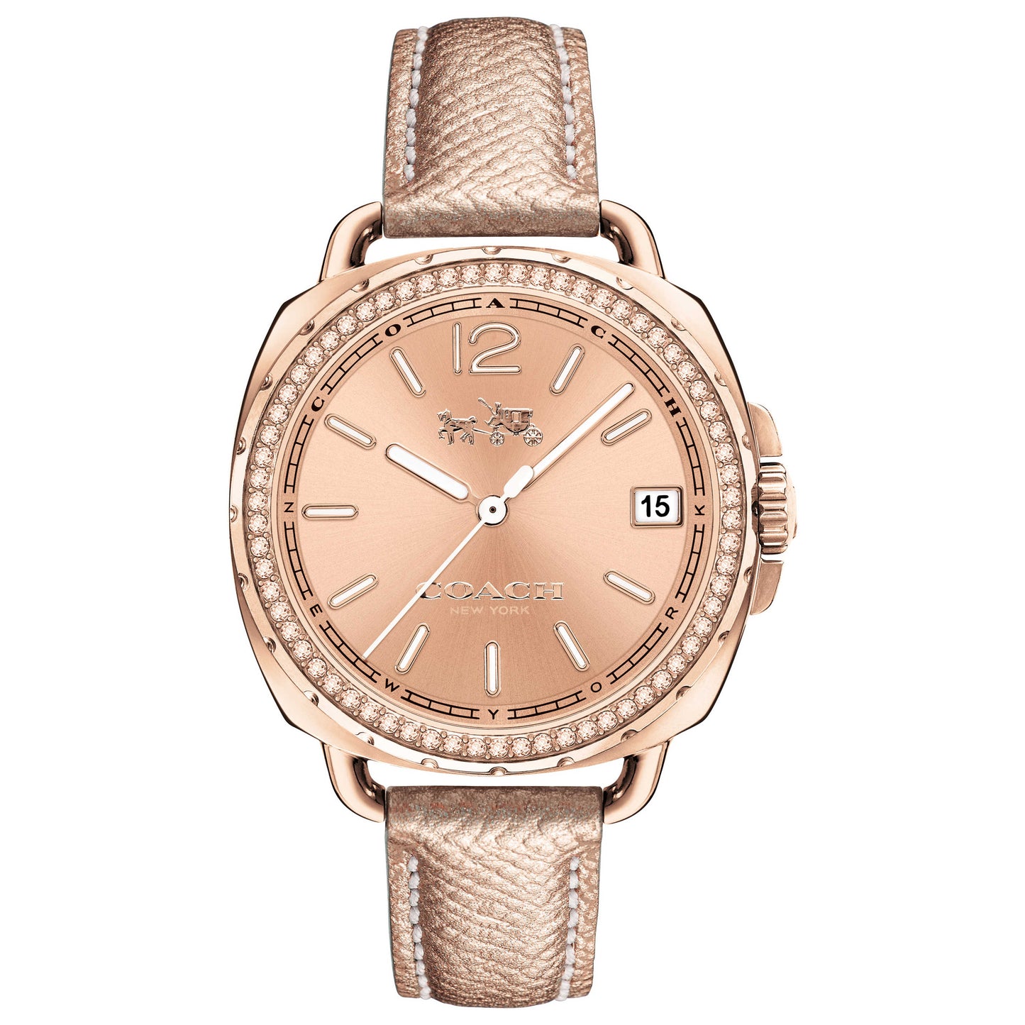 Front view of Coach Tatum Women's Japanese Quartz (Battery-Powered) Watch 14502629