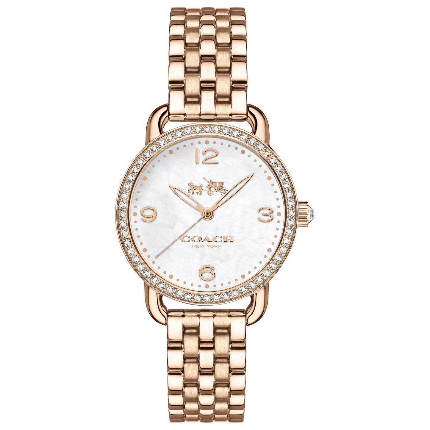 Front view of Coach Delancey Women's Japanese Quartz (Battery-Powered) Watch 14502697