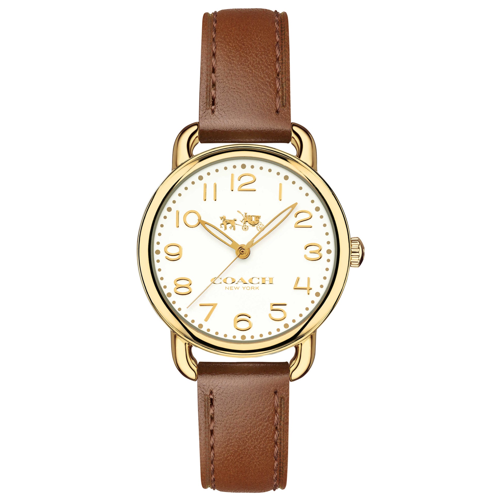 Front view of Coach Delancey Women's Japanese Quartz (Battery-Powered) Watch 14502706