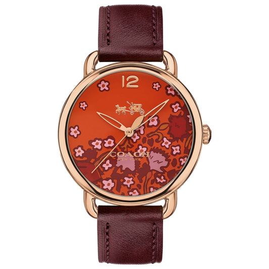 Front view of Coach Delancey Women's Japanese Quartz (Battery-Powered) Watch 14502730