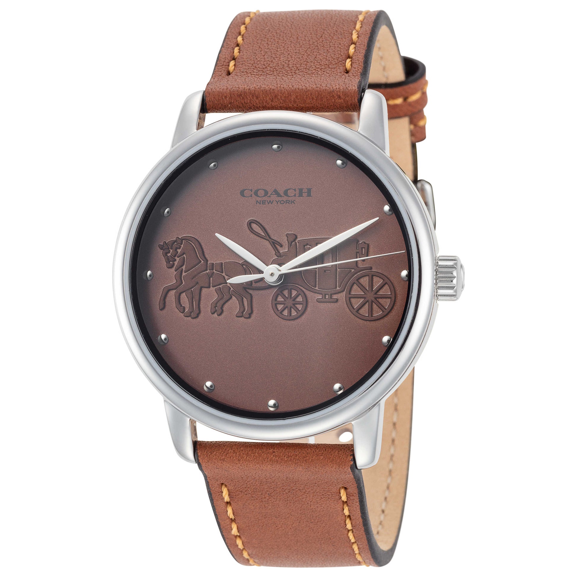 Front view of Coach Grand Women's Quartz Watch 14502972