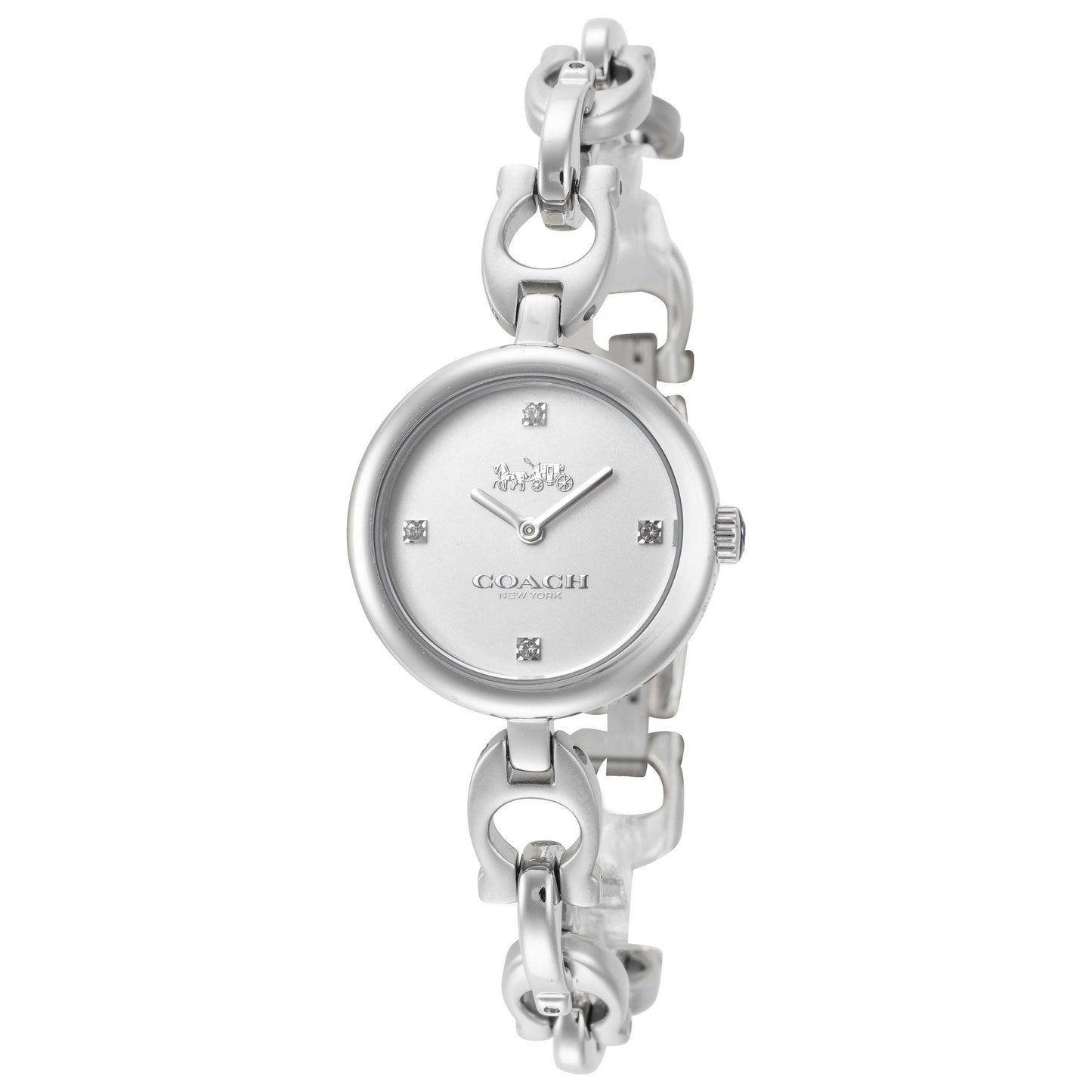 Front view of Coach Signature Chain Women's Quartz Watch 14503077