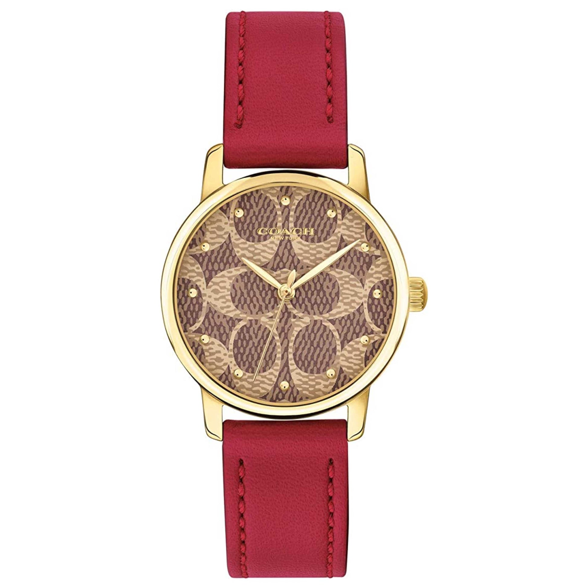 Front view of Coach Grand Women's Quartz Watch 14503401