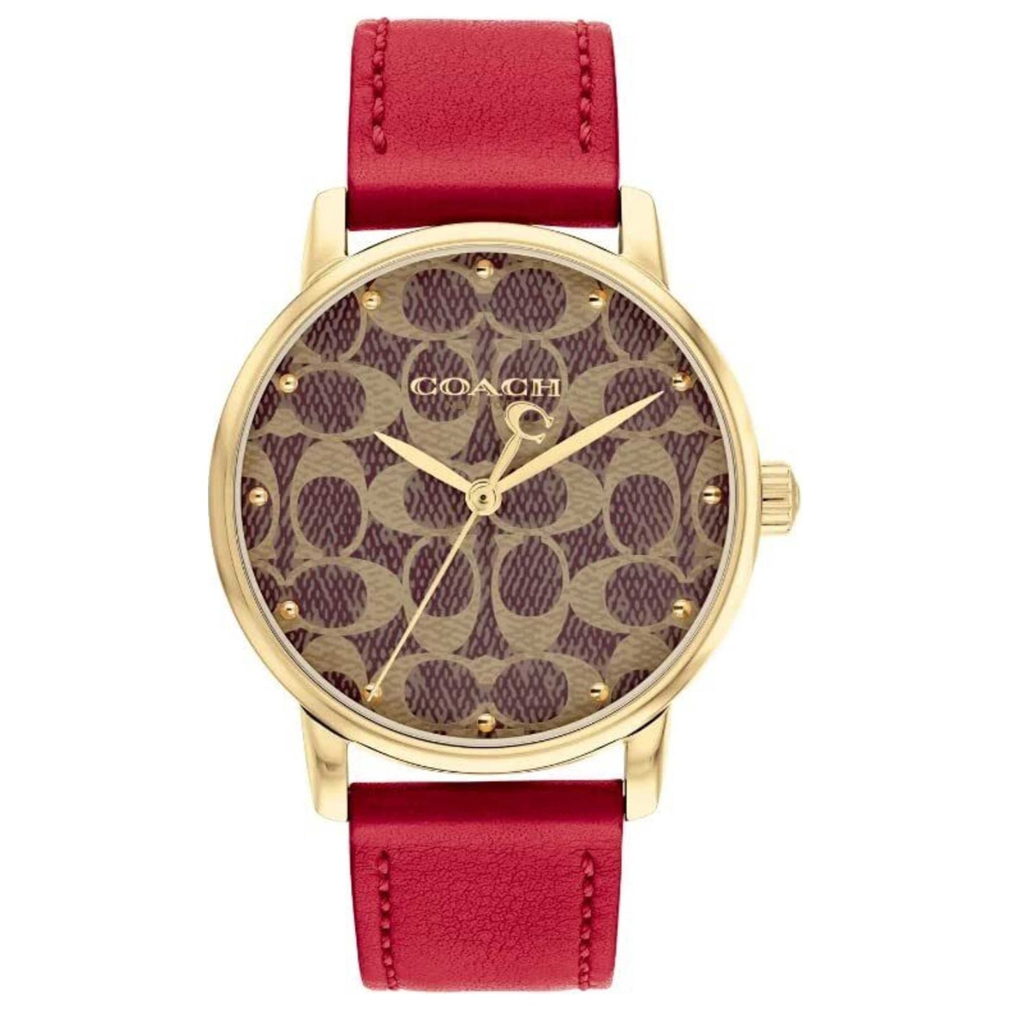 Front view of Coach Grand Women's Quartz Watch 14503874