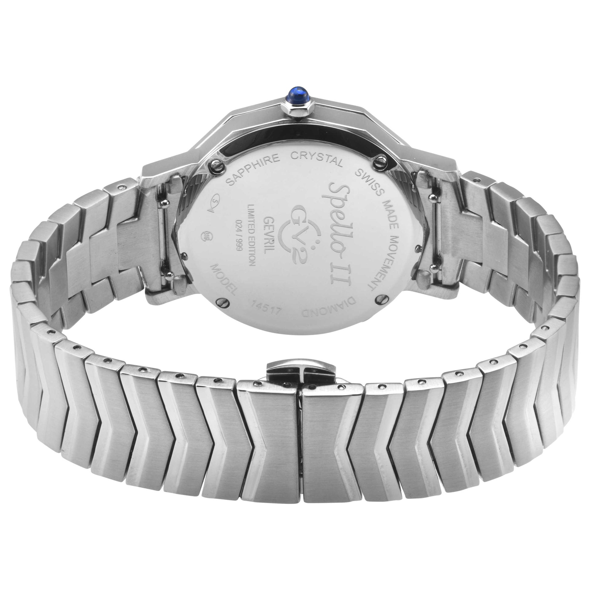 GV2 by Gevril Spello II Women's Quartz Watch 14517B - Image #2