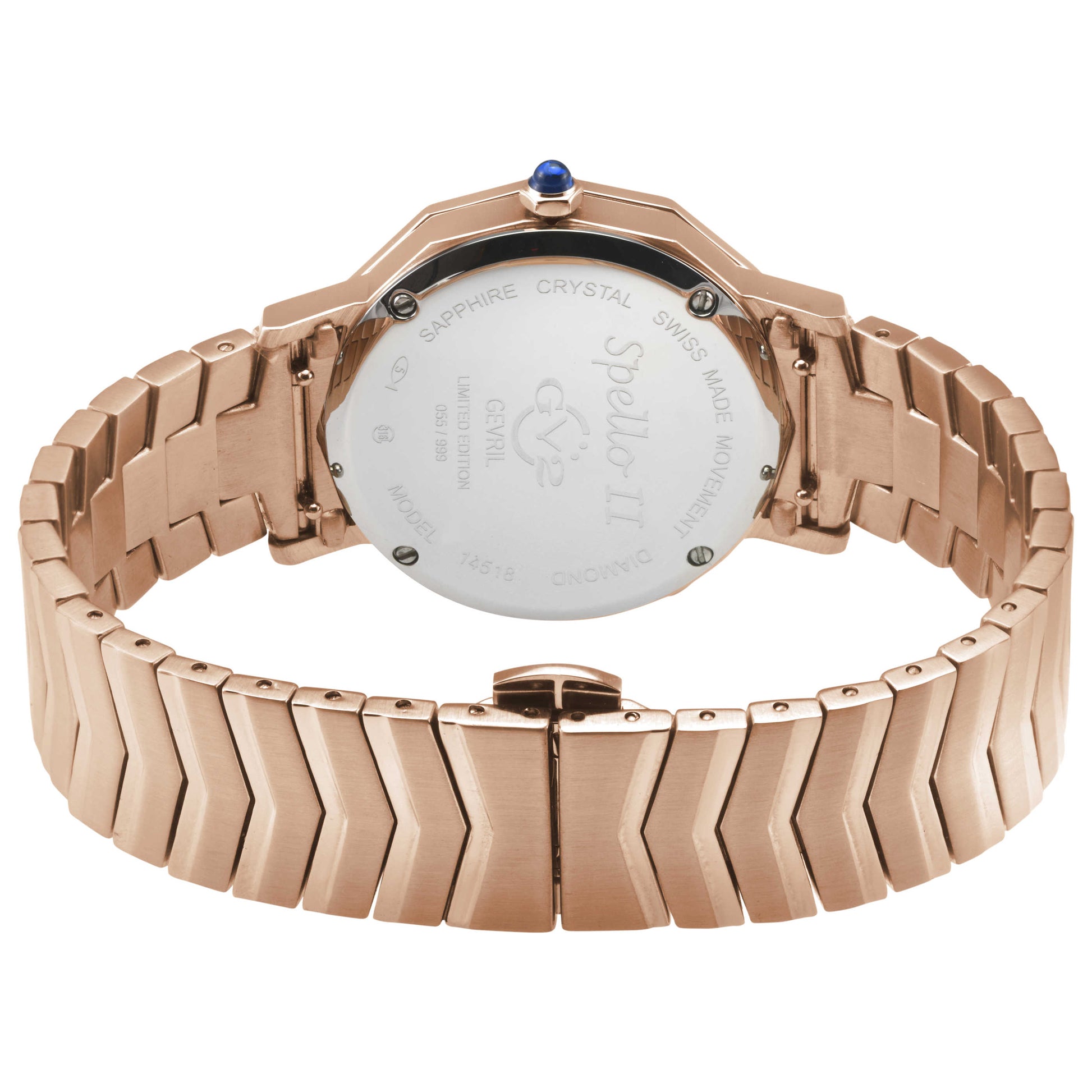 GV2 by Gevril Spello II Women's Quartz Watch 14518B - Image #2