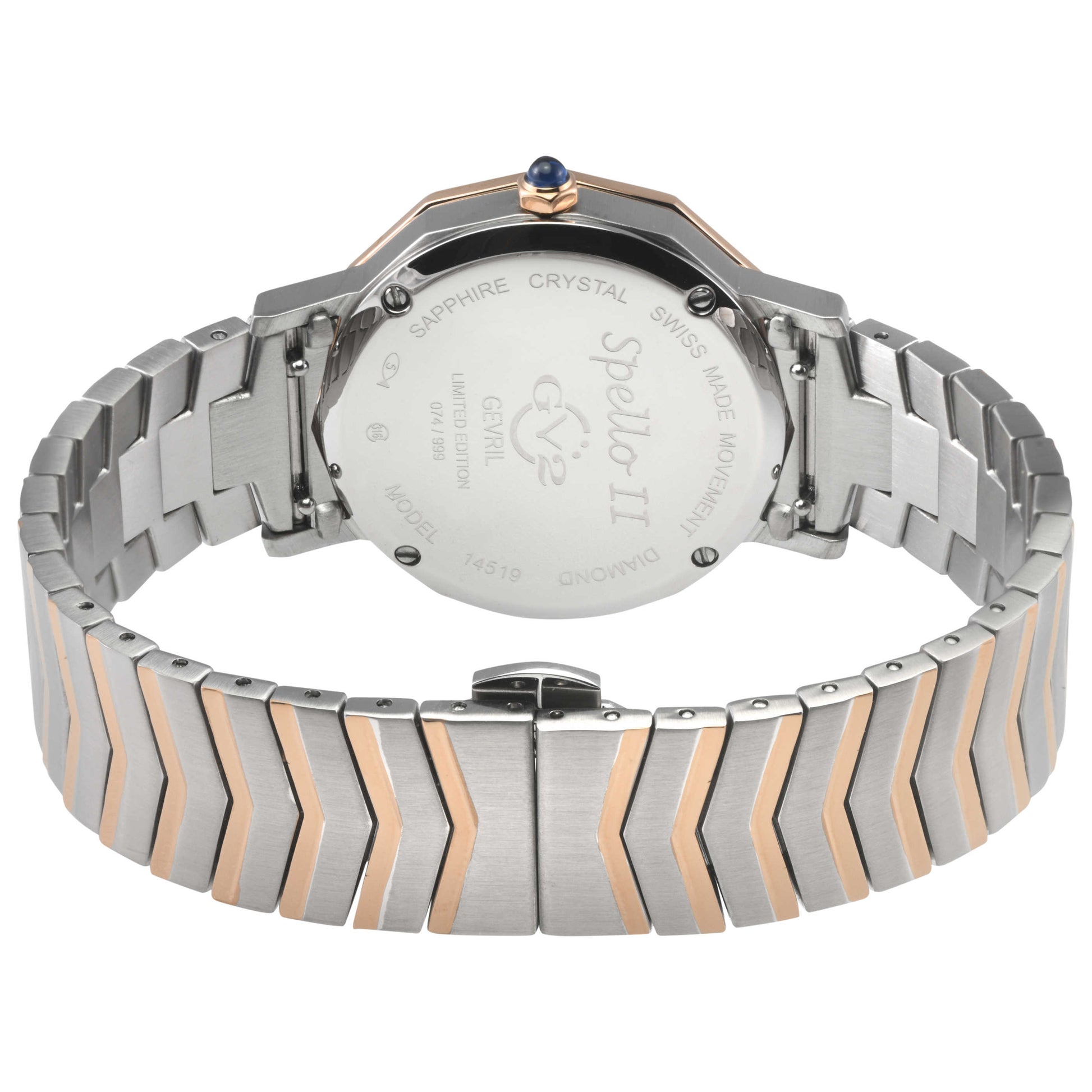 GV2 by Gevril Spello II Women's Quartz Watch 14519B - Image #2