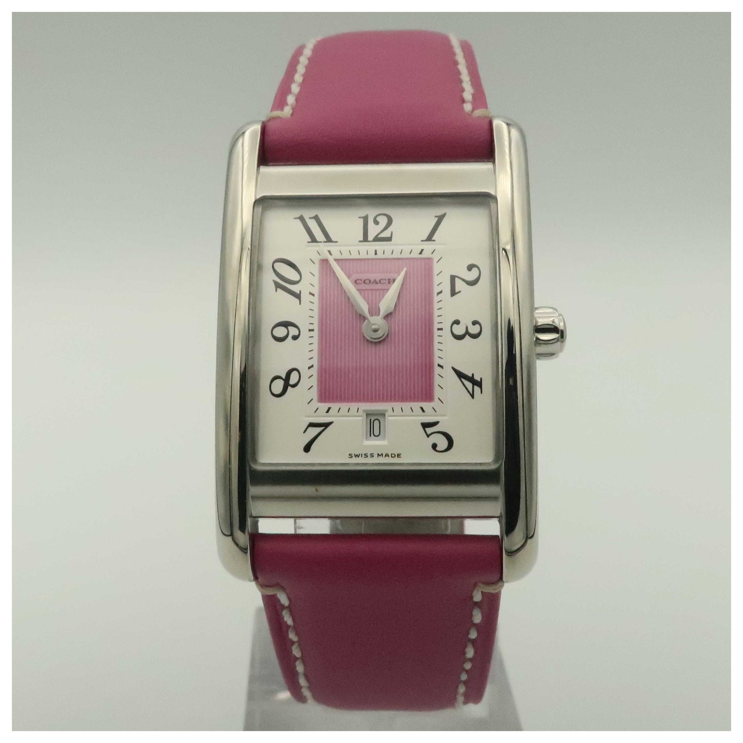 Front view of Coach Lexington Women's Swiss Quartz (Battery-Powered) Watch 14600653-SDV