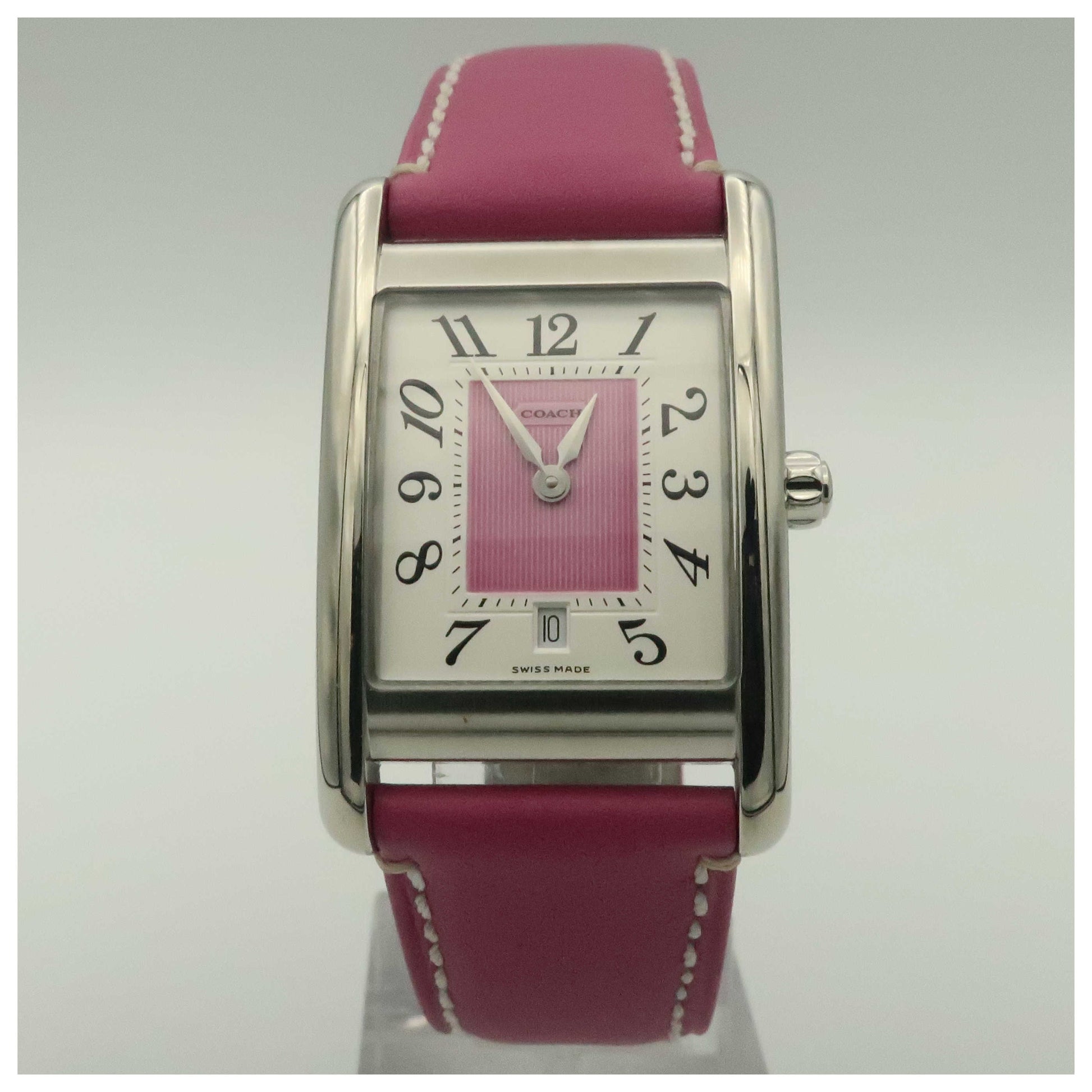 Front view of Coach Lexington Women's Swiss Quartz (Battery-Powered) Watch 14600653-SDV