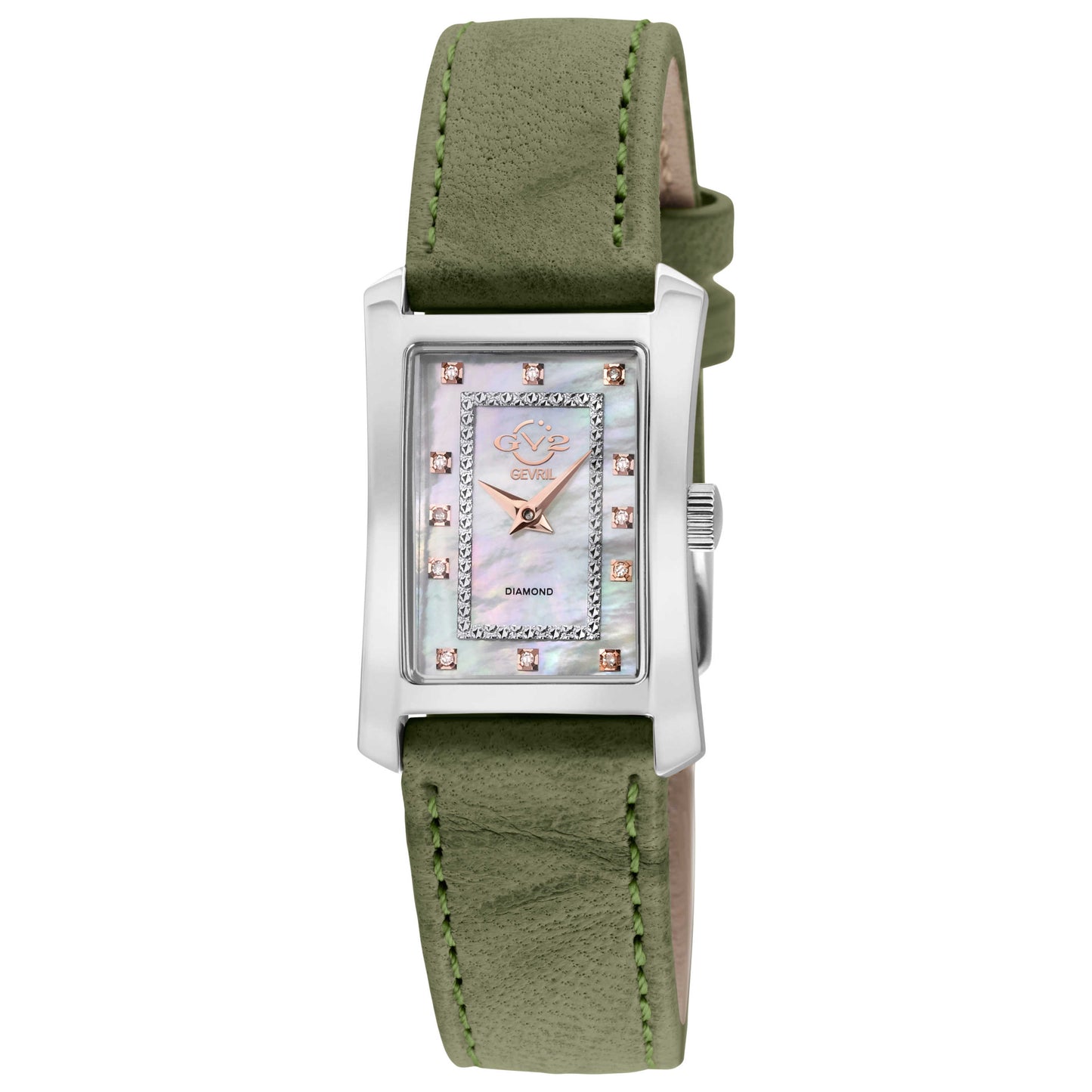 Front view of GV2 by Gevril Luino Diamond Women's Quartz Watch 14600