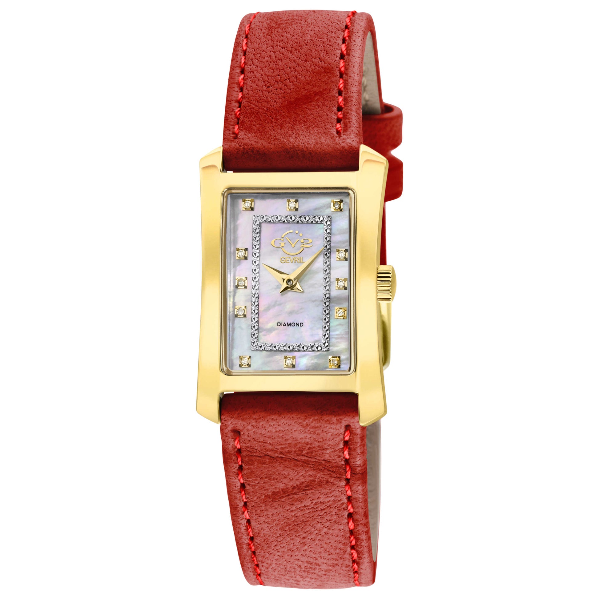 Front view of GV2 by Gevril Luino Diamond Women's Quartz Watch 14602