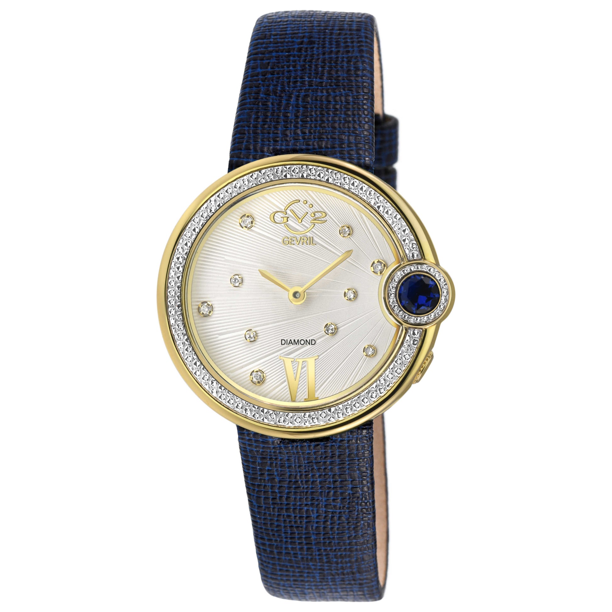 Front view of GV2 by Gevril Perugia Diamond Women's Quartz Watch 14701