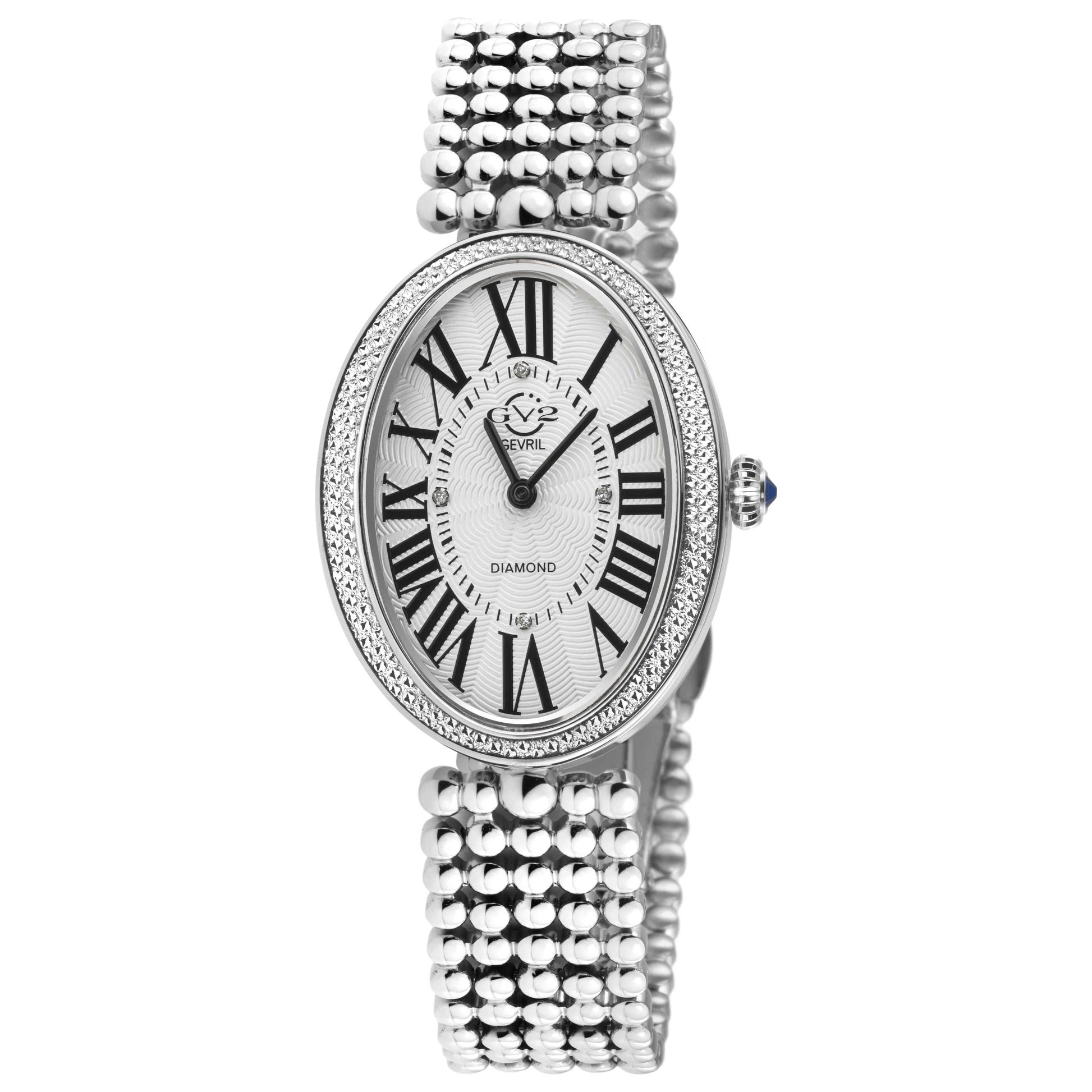 Front view of GV2 by Gevril Piazza Navona Women's Quartz Watch 14800B