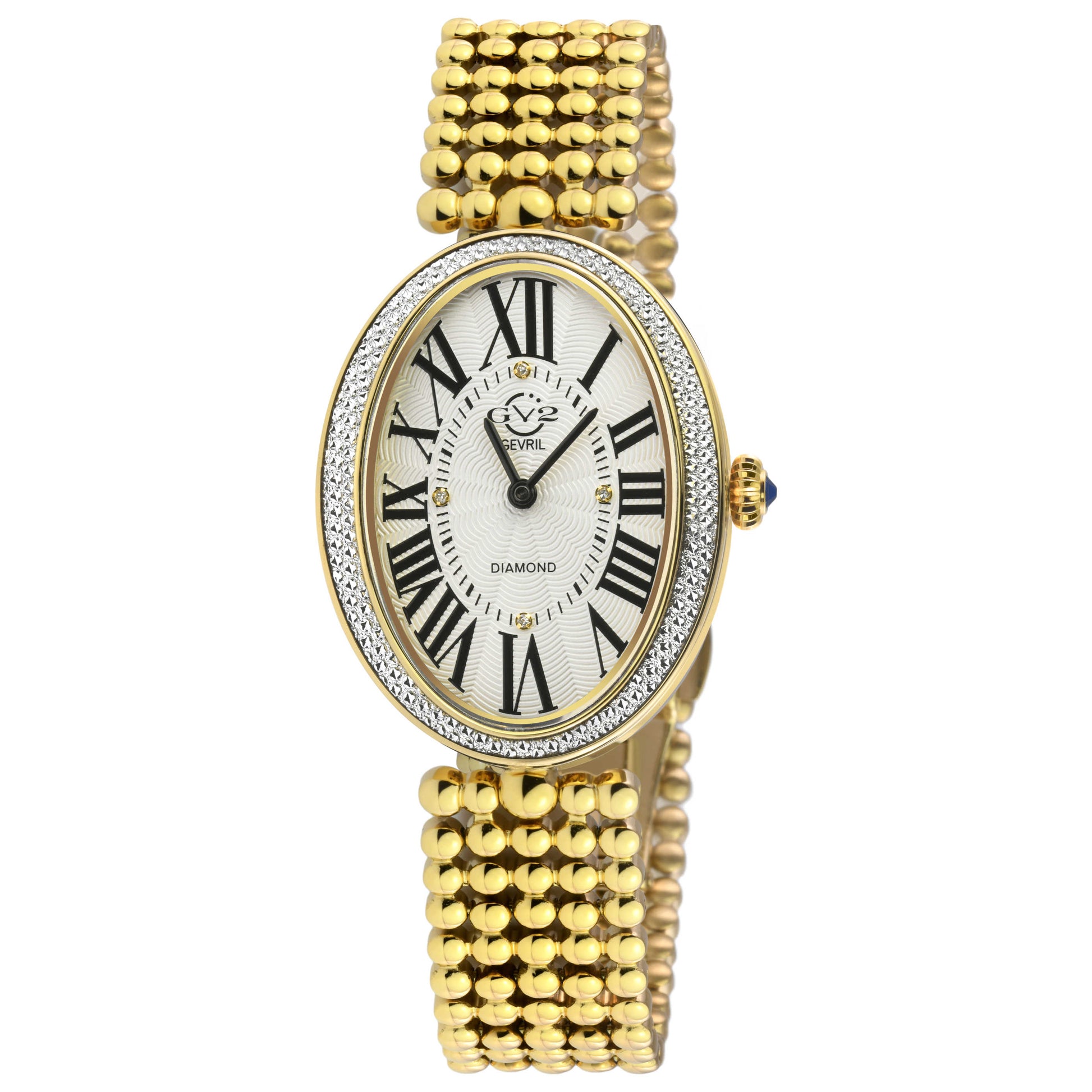 Front view of GV2 by Gevril Piazza Navona Women's Quartz Watch 14801B