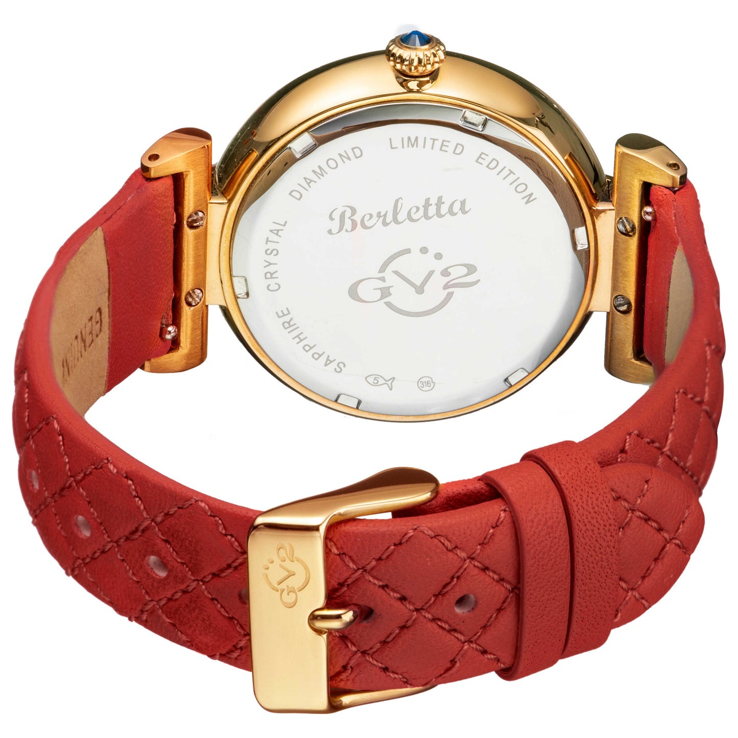 GV2 by Gevril Berletta Diamond Women's Quartz Watch 1501-V4 - Image #2