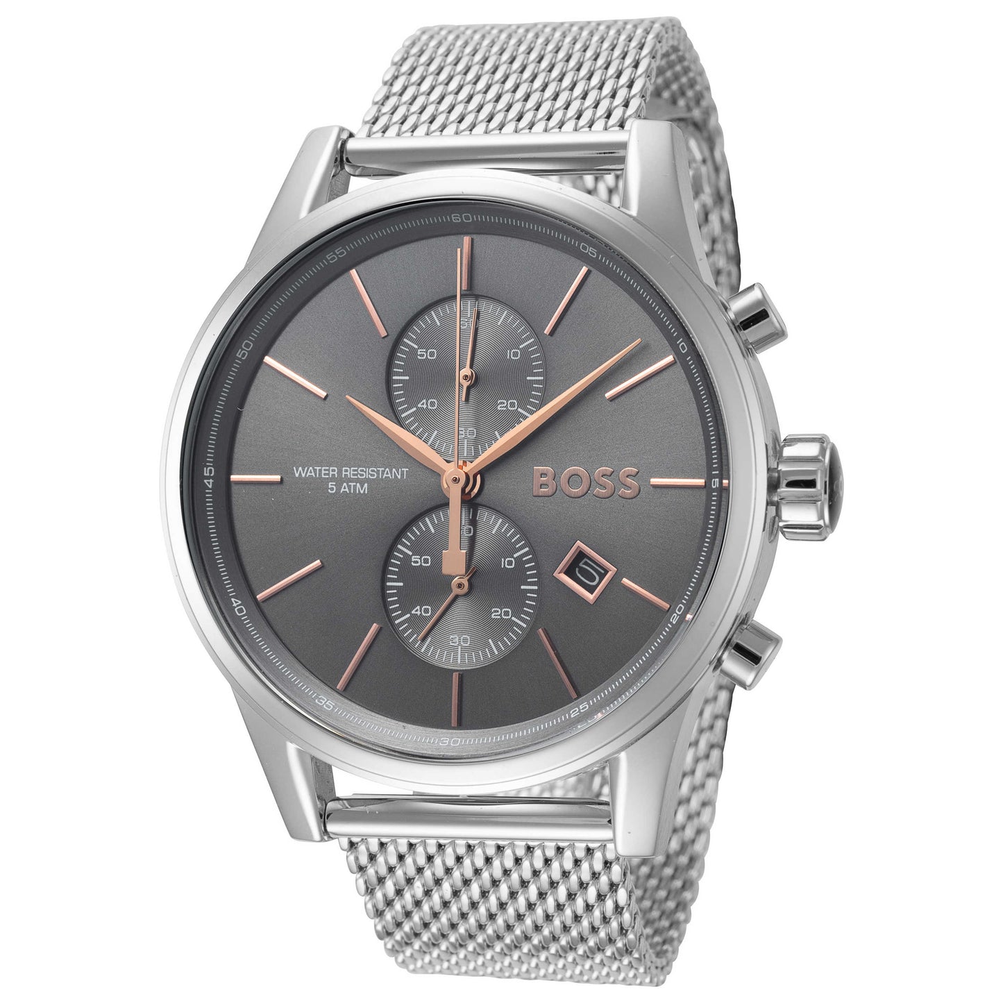 Front view of Hugo Boss Jet Men's Quartz Watch 1513440