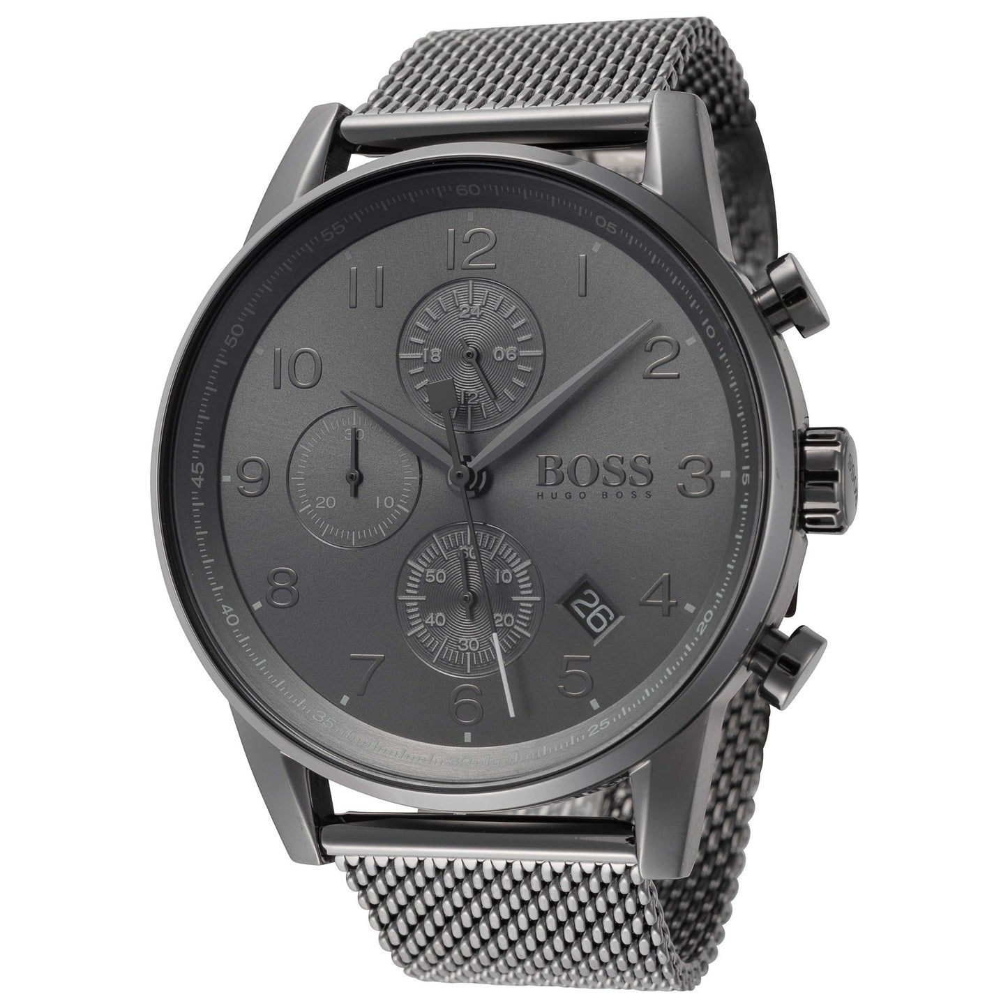 Front view of Hugo Boss Navigator Men's Quartz Watch 1513674
