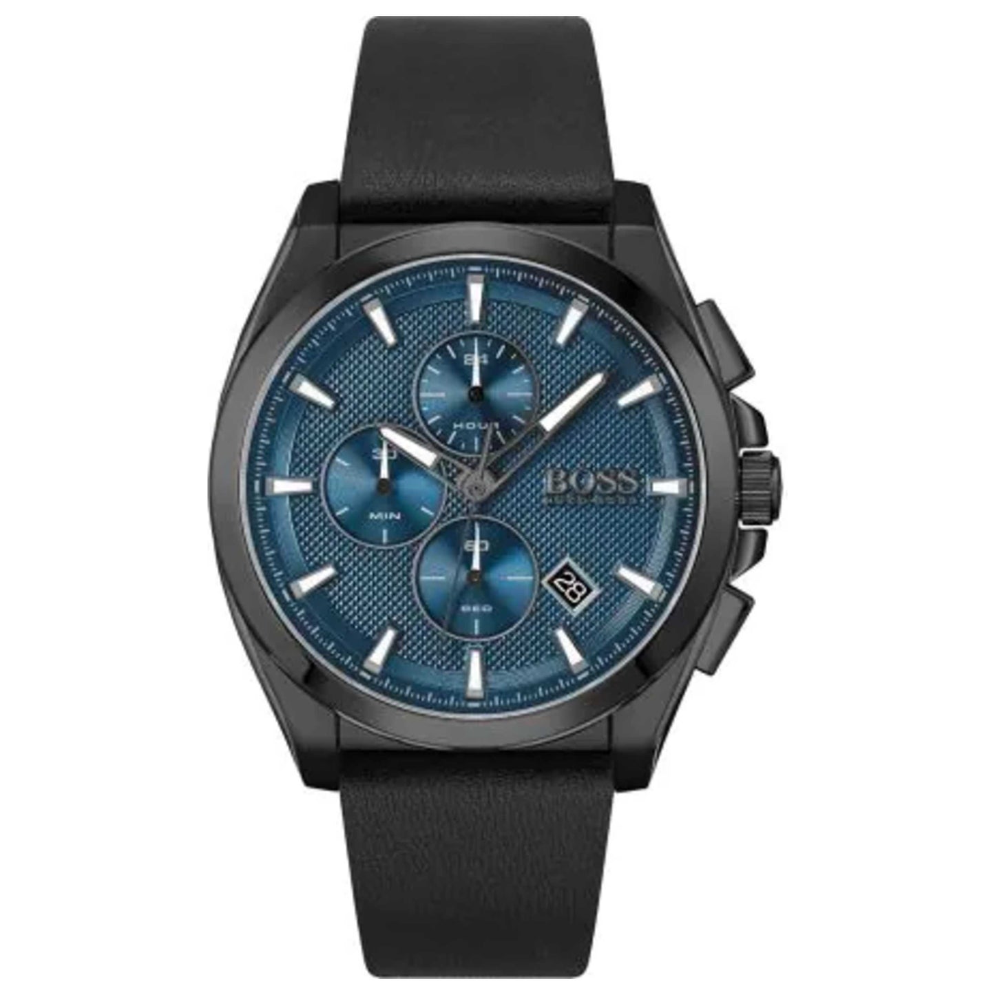 Front view of Hugo Boss Grandmaster Men's Quartz Watch 1513883