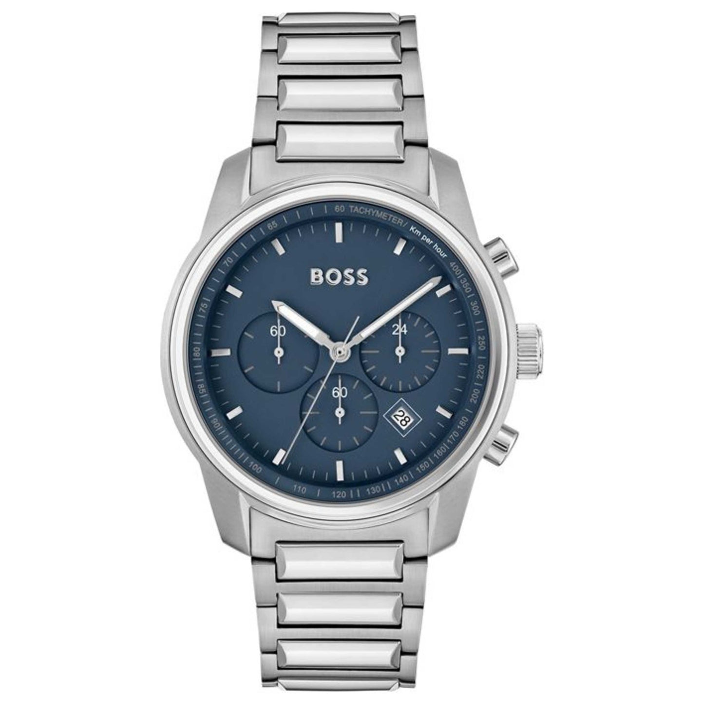 Front view of Hugo Boss Trace Men's Quartz Watch 1514007
