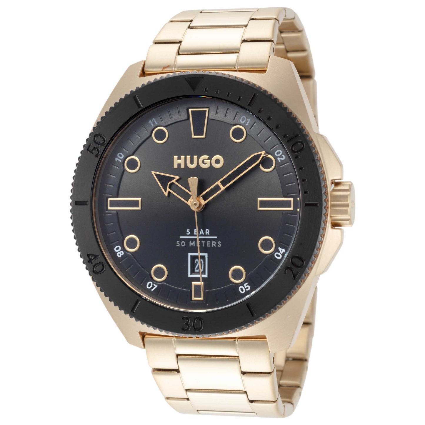 Front view of Hugo Boss Visit Men's Quartz Watch 1530304