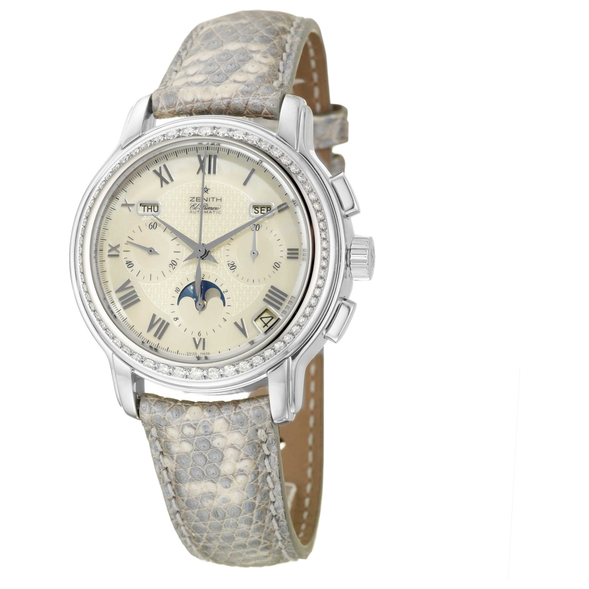 Front view of Zenith ChronoMaster Lady Women's Automatic Watch 16-1230-410-80C508GB